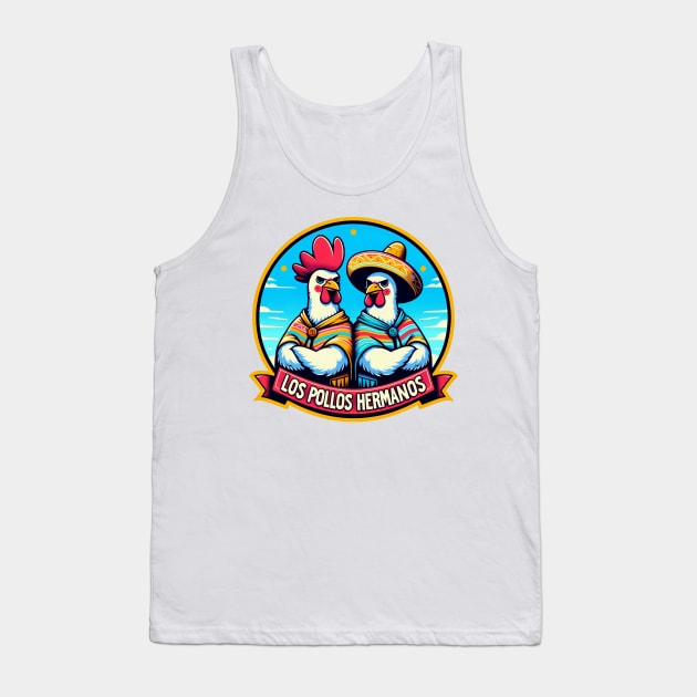 "Los Pollos Hermanos" - Breaking Bad Flavor and Style Tank Top by Doming_Designs